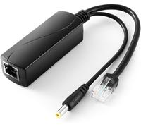 REVODATA Gigabit Poe Splitter 12V/2A DC 5.5 2.1Mm Connettore, 48V Poe a DC 12V