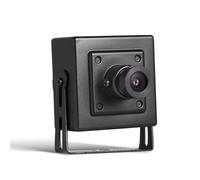 REVODATA TSEye Mini 5MP Telecamera IP POE Audio, Ultra HD 2880 x 1620P, Obiettivo da 3,6 mm (75° FOV), Microfono Telecamera Sorveglianza per Interni CCTV Sicurezza Domestica (I706-P-A-TS Metallo)