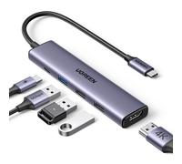 Revodok 105 Hub USB C HDMI 4K PD 100W Carica 5 in 1 Adattatore Type C Docking