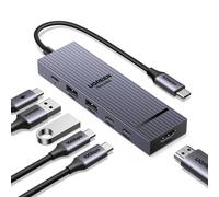 REVODOK PRO 106 HUB USB-C 10GBPS HDMI 4K 60HZ ADATTATORE TYPE C 3.2 GEN 2 PD 100