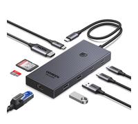 Revodok Pro 1091 10Gbps Hub USB C HDMI 4K 60Hz Ethernet Gigabit PD 100W Lettore