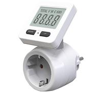 revolt Lighting - misuratore di consumo elettrico: Misuratore di costi energetici Digitale, Display LCD ruotabile a 180°, fino a 3.680 W (consumo, contatore corrente delle prese, corrente)