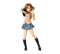 Revoltech Toaru Kagaku No Railgun Mikoto Misaka Winter Uni Ver. Action Figure