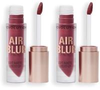Revolution, Air Blur Rossetto Liquido Matte, Colore Labbra Lunga Durata, Vegan & Cruelty-Free, Black Cherry Cool-Toned Mauve, 3.5ml (Confezione da 2)