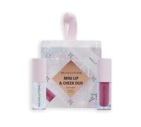 Revolution Beauty Cheek & Lip Set Regalo, Set Makeup con Blush in Crema, Mini Gloss & Ornamento, Vegano & Senza Crudeltà