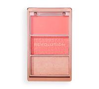 Revolution - Blush Icon Palette Authentic Peach 2.8 g Oro rosa female