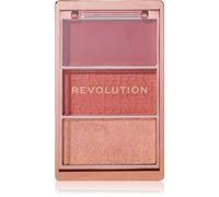Revolution Blush Icon Palette palette di blush colore Aura Points Rose 9.8 g