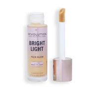 Revolution Bright Light Face Glow, Tinta Illuminante per la Pelle, Finitura Radiante, Luminosità Lustre Medium Light