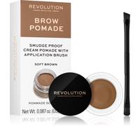 Revolution Brow Pomade pomata per sopracciglia colore Soft Brown 2.5 g