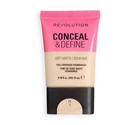 Revolution Conceal & Define Soft Matte Tube Foundation, F1N