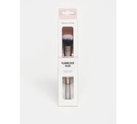 Revolution Flawless Flex Duo Brush, Pennello make-up doppio per sfumare & uniformare, setole sintetiche, vegano