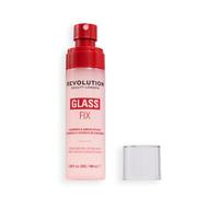 Revolution Glass Fix Powder Melting Spray Fissante Trucco, 100 ml | Glow a lunga durata dal finish luminoso, spray viso arricchito con ceramidi