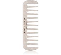 Revolution Haircare Natural Curl Wide Tooth Comb pettine per capelli per capelli mossi e ricci colore White 1 pz