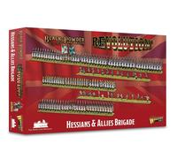 Revolution! - Brigata degli Hessians & Allies - Miniature in scala epica per polvere nera Guerra d'indipendenza americana altamente dettagliata per giochi di guerra da tavolo
