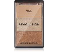 Revolution Highlight Icon Palette, Trio Crema, Polvere e Shimmer, Pigmento Modulabile per Illuminare con Facilità, Rose Glow, 2.8g