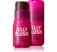 Makeup Revolution Jelly Blush Stick Lip And Cheek Stain Balsamo labbra-guance, Cherry Red