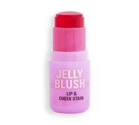 Makeup Revolution Jelly Blush Stick Lip And Cheek Stain Balsamo labbra-guance, Strawberry Pink