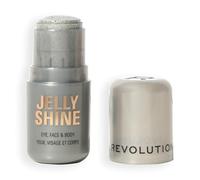 Revolution Jelly Shine Highlight Stick, illuminante per occhi, viso e corpo, formula in gel con effetto perlato, Vegan & Cruelty-Free, Silver Moonlight