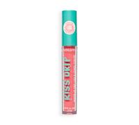 Revolution Kiss Drip Water Lip Tint, Gloss Labbra Idratante con Burro di Karité & Vitamina E, Colore Modulabile, Peach Fizz, 3ml