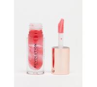 Makeup Revolution, Lip Swirl Ceramide Gloss, Lucidalabbra, Rosso Morso, 4,5 ml