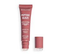 Revolution Peptide Glaze Tinted Lip Serum, Balsamo Labbra Idratante con Vit E & Squalano, Cinnamon Roll, 10ml