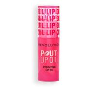Revolution, Pout Lip Oil - Olio Nutriente Labbra Teinté, Altissima Brillantezza e Finitura Non Appiccicosa, Vegano e Senza Crudeltà, Anguria Rosa, 4 ml