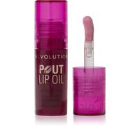 Revolution Pout Lip olio labbra effetto idratante colore Bitten Cherry 4.6 ml