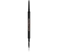 Makeup Revolution London Precise Brow Pencil matita per le sopracciglia con pennello 0,05 g tonalità Dark Brown