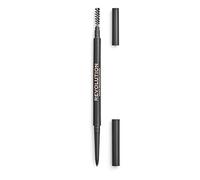 Makeup Revolution London Precise Brow Pencil matita per le sopracciglia con pennello 0,05 g tonalità Dark Brown