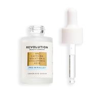 Revolution Pro Miracle 5% Caffeine Solution & HA Under Eye Serum, siero contorno occhi, aiuta a ridurre occhiaie e gonfiori, leviga e idrata, 30ml