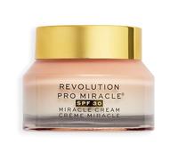 Revolution Pro Miracle Cream SPF 30, crema viso SPF quotidiana leggera, nutre e protegge da raggi UV e inquinamento, senza profumo, 50ml