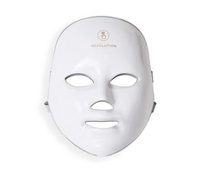 Revolution Pro Miracle LED Face Mask, Maschera viso LED rosso & blu con 90 luci, migliora texture & luminosità della pelle