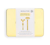 Revolution Pro Miracle Sculpting Facial Roller Set, Set di rulli viso rinfrescanti & rassodanti con testine intercambiabili