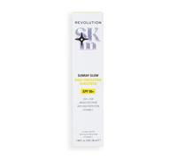 REVOLUTION, Revolution Skin Sunray Glow Daily Protection Crema Solare Spf 50+ Con Vitamin C, Donna, Bianco, Taglia: FASUL