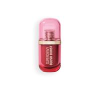 Revolution Superdewy Liquid Blush Burst - Blush liquido coprente buildable per guance, formula siero con peptidi e acido ialuronico, Vegan - Watermelon Pop Coral - 4,2 ml