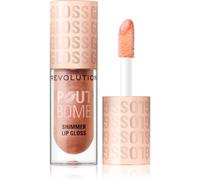 Revolution Shimmer Gloss lucidalabbra brillante colore Glimmer Nude 4.5 ml