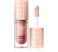 Revolution Lucidalabbra Pout Bomb Shimmer – acido ialuronico, vaniglia – Shine Pink 4,5 ml