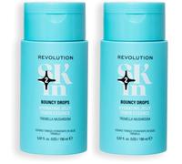 Revolution SKin, Bouncy Drops Hydrating Toner Essence, Tonico Idratante con Vitamina B5, Rimpolpa e Leviga la Pelle, Vegano e Cruelty-Free, 150ml (Confezione da 2)
