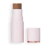 Revolution Skin Silk Bronzer Stick – Formula crema-polvere, vegan e cruelty-free – Medium Sunset, 4,5 g
