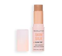 Revolution Skin Silk Glow Tint Stick Fondotinta Leggero - Pelle Luminosa, Nasconde le Imperfezioni e Leviga le Linee Sottili, Tonalità Medium Tan Neutral, 8g