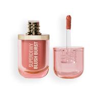 Revolution Superdewy Liquid Blush Burst - Aufbaubarer Flüssig-Blush für Wangen mit Serum-Formel (Peptide & Hyaluronsäure), vegan & tierversuchsfrei - Peach Spritz - 4,2 ml