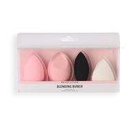 Revolution The Blending Bunch Makeup Sponge Set, Spugne Trucco Lavabili & Riutilizzabili, Forme & Dimensioni Assortite, Confezione da 4