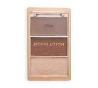 Revolution The Bronze Icon, Palette Bronzer Altamente Pigmentata, Arricchita con Acido Ialuronico per una Pelle Luminosa e Idratata, Sunkissed Tan, 10g