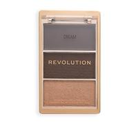 Revolution The Bronze Icon, Palette Bronzer Altamente Pigmentata, Arricchita con Acido Ialuronico per una Pelle Luminosa e Idratata, Cocoa Deep, 10g