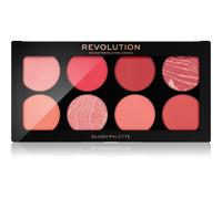 Revolution, Ultra Blush Palette, 8 Tonalità di Blush Shimmer e Matte, Formula in Polvere Facile da Sfumare, Vegan & Cruelty-Free, Sunset Burst, 1.6g