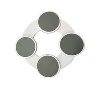 Revolution, vassoio girevole espandibile da tavolo, vassoio girevole a 360 gradi, vassoio portatile per cibo per cucina e tavolo da pranzo, tazza portatile per cibo