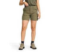 RevolutionRace Adventure Cargo Stretch Shorts da Donna, Pantaloncini da Trekking Leggeri e Pratici, Kalamata, L