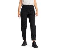 RevolutionRace Breezy Curved Ankle Stretch Pantaloni da Donna, Pantaloni Leggeri e Traspiranti per l'uso Quotidiano e Tutte Le attività All'aperto, Black, L