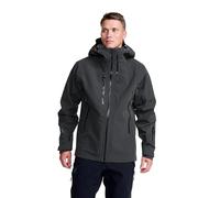 RevolutionRace Cyclone 3L Shell Jacket da Uomo, Giacca Impermeabile con Riflettori Recco per l'escursionismo, Anthracite, S