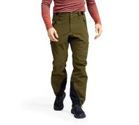 RevolutionRace Cyclone 3L Shell Pants da Uomo, Pantaloni Impermeabili con Riflettori Recco per l'escursionismo, Dark Olive, XL
